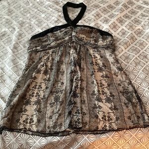 Express size 12 flowy “going out” halter top
